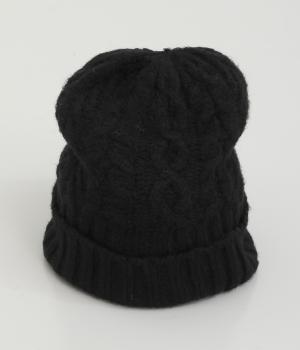 裏ボアニットキャップ(ブラック-F)