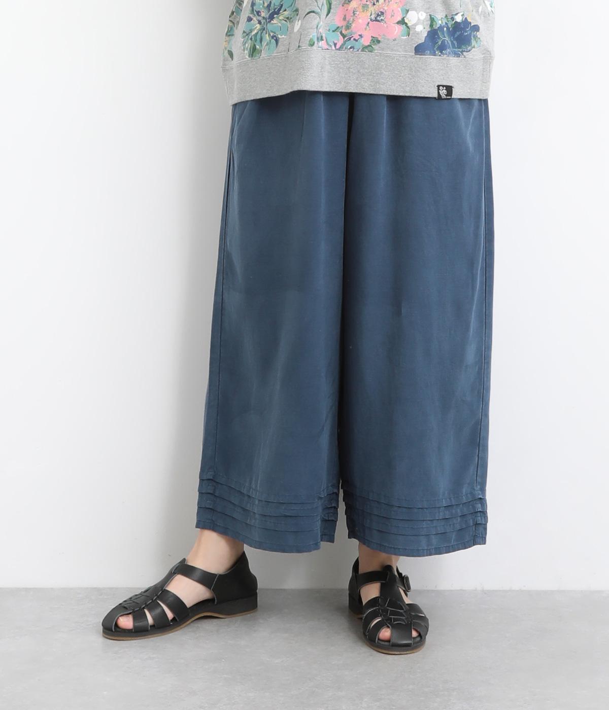 新品*SUPER HAKKAスーパーハッカ　タックストレートパンツ　ストライプM 新品*SUPER HAKKAスーパーハッカ タックストレートパンツ