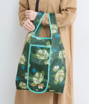 アネモネ/フラッフフラワープリントポケットエコバッグ
