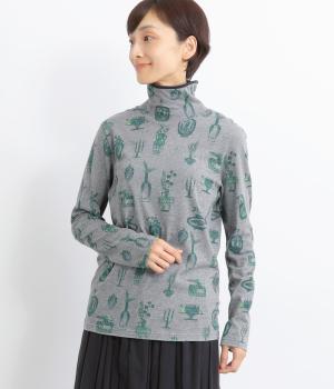 SUPER HAKKA×保坂優子 ｢暮らしを彩る｣プリント度甘天竺タートルカットソー