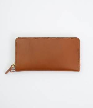 ラウンドファスナー長財布(ブラウン-ONESIZE)