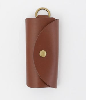 レザースマートキーケース(ブラウン-ONESIZE)