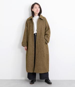 ヘリンボーンステンカラーコート