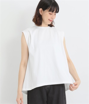 コンパクトスムース吸水速乾裾バルーンフレンチプルオーバー(オフ-ONESIZE)