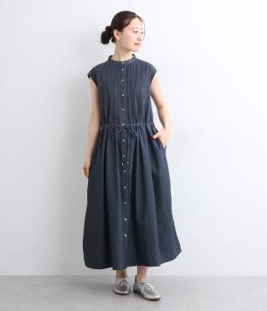 キャンブリックボイルフレンチスリーブワンピース