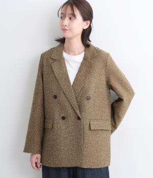 ネップ入りツイードテーラージャケット