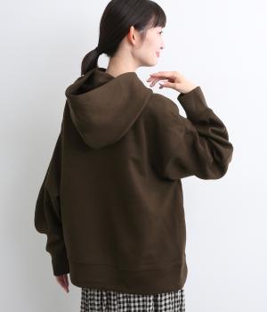 ダンボールコクーンスリーブフーディー(ブラウン-F)