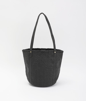 【Kyuca】メッシュラウンドトートバッグ