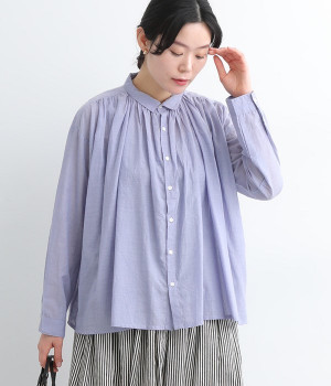 カディコットン　シャツ(ブルー-ONESIZE)