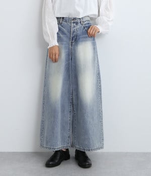 デニムワイドパンツ