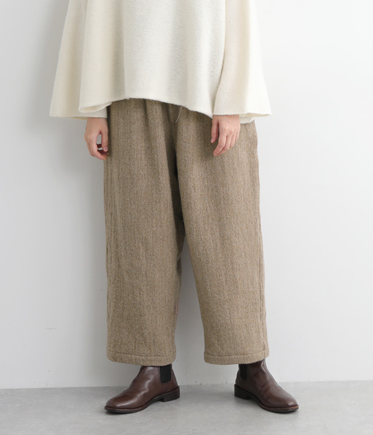 ウールへリンボンパンツ（ICHI Antiquites）の商品詳細