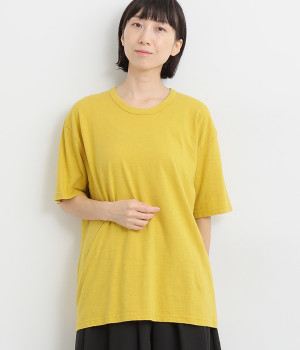 コットンTシャツ(マスタード-ONESIZE)