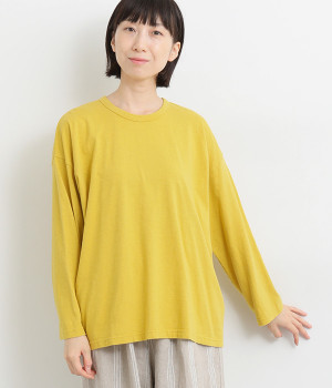 コットンプルオーバー(マスタード-ONESIZE)