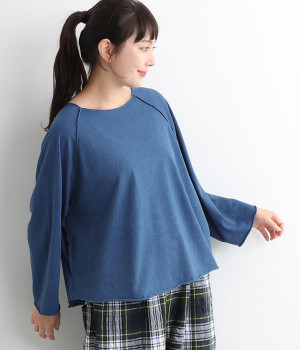 インディゴプルオーバー(ライトインディゴ-ONESIZE)