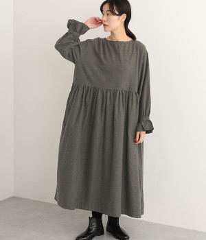 コットンヤクウールドレス
