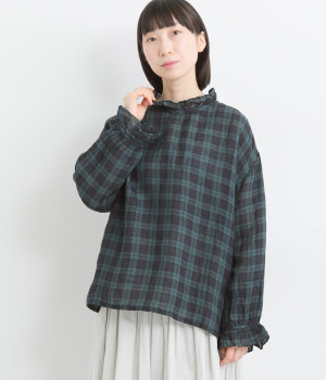 リネン2wayブラウス