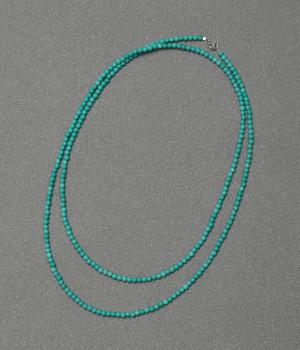 【noy】ターコイズ　90cmネックレス