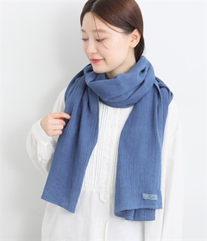 リネン手染めストール2