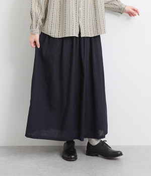 リネンコットンスカート