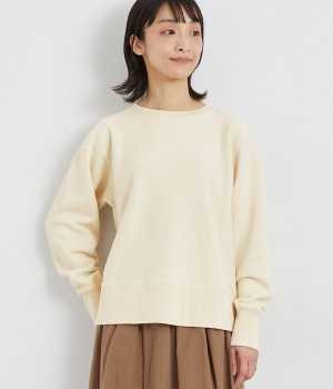【UNDYED】コットンフレンチテリープルオーバー(ナチュラル-ONESIZE)
