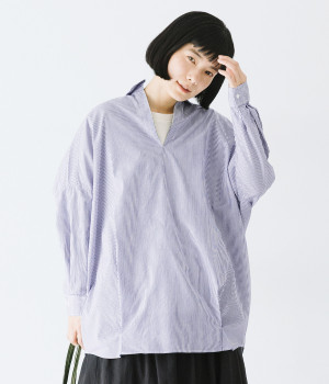 ストライププルオーバー