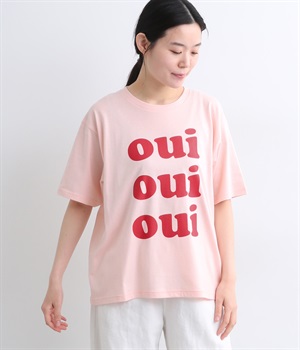 コットンTシャツ OUI