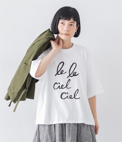 【限定色】プリント Tシャツ　le ciel