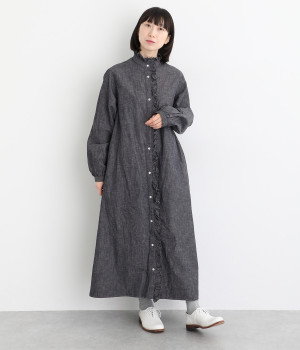 コットンリネンシャツワンピース（ICHI Antiquites）の商品詳細