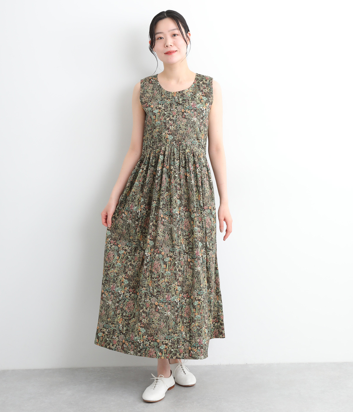 コットンリバティワンピース（ICHI Antiquites）の商品詳細