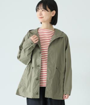 コットン馬布　フードジャケット