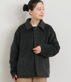 シャギー　ジャケット(チャコール-F)