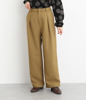 セミワイド　パンツ(キャメル-F)