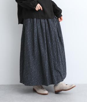 ジャカードオーガニックコットンスカート