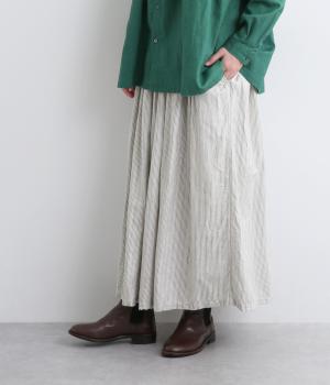 ネルストライプ　スカート