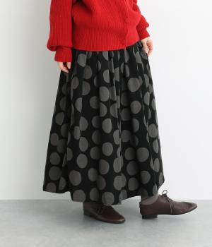 【limited】コール天ドット　スカート