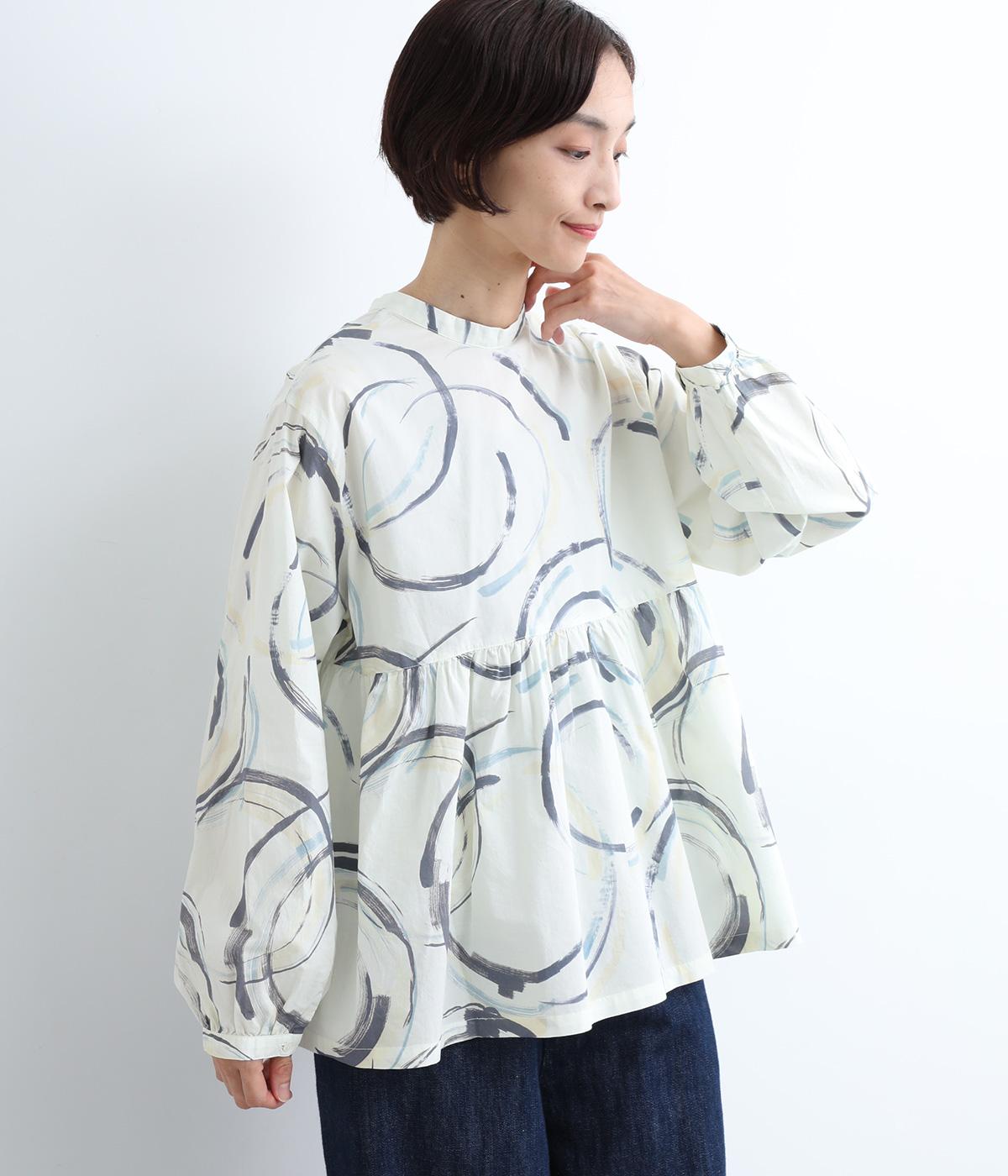 インクジェットプリント2wayシャツ(ドット-ONESIZE)