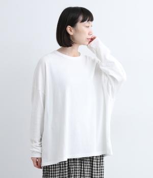 コットンルーズプルオーバー(ホワイト-F)