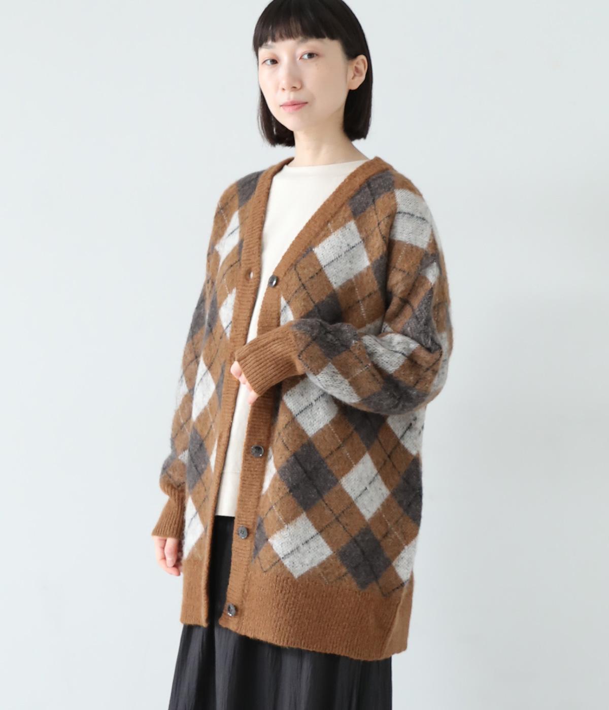 ジャカードアーガイルカーディガン（ichi）の商品詳細