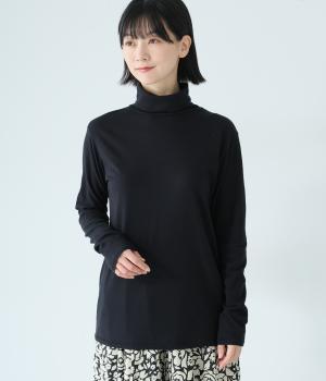 オーガニックコットンガーゼタートルネック
