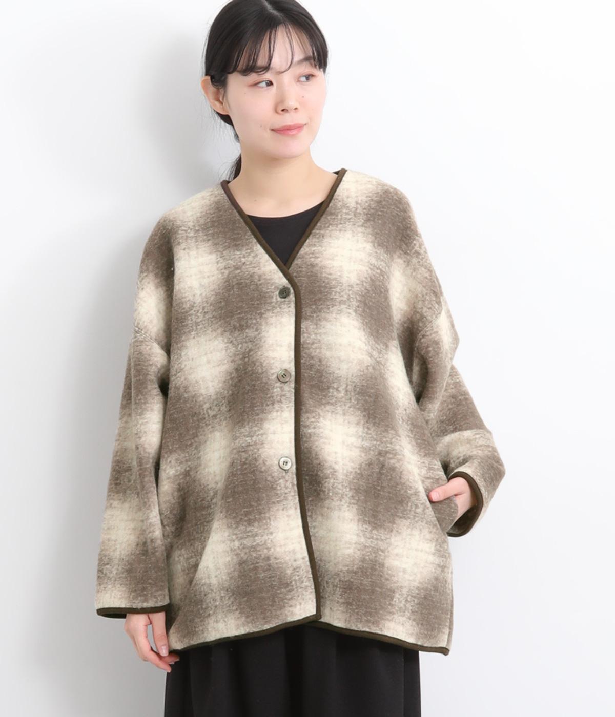 スライバーチェック カーディガン（ichi）の商品詳細