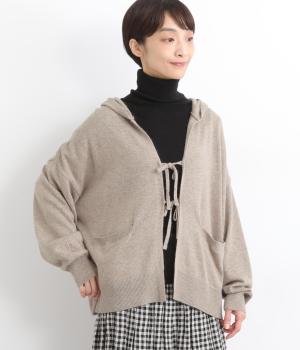 ソフトアンゴラニット　フーディー