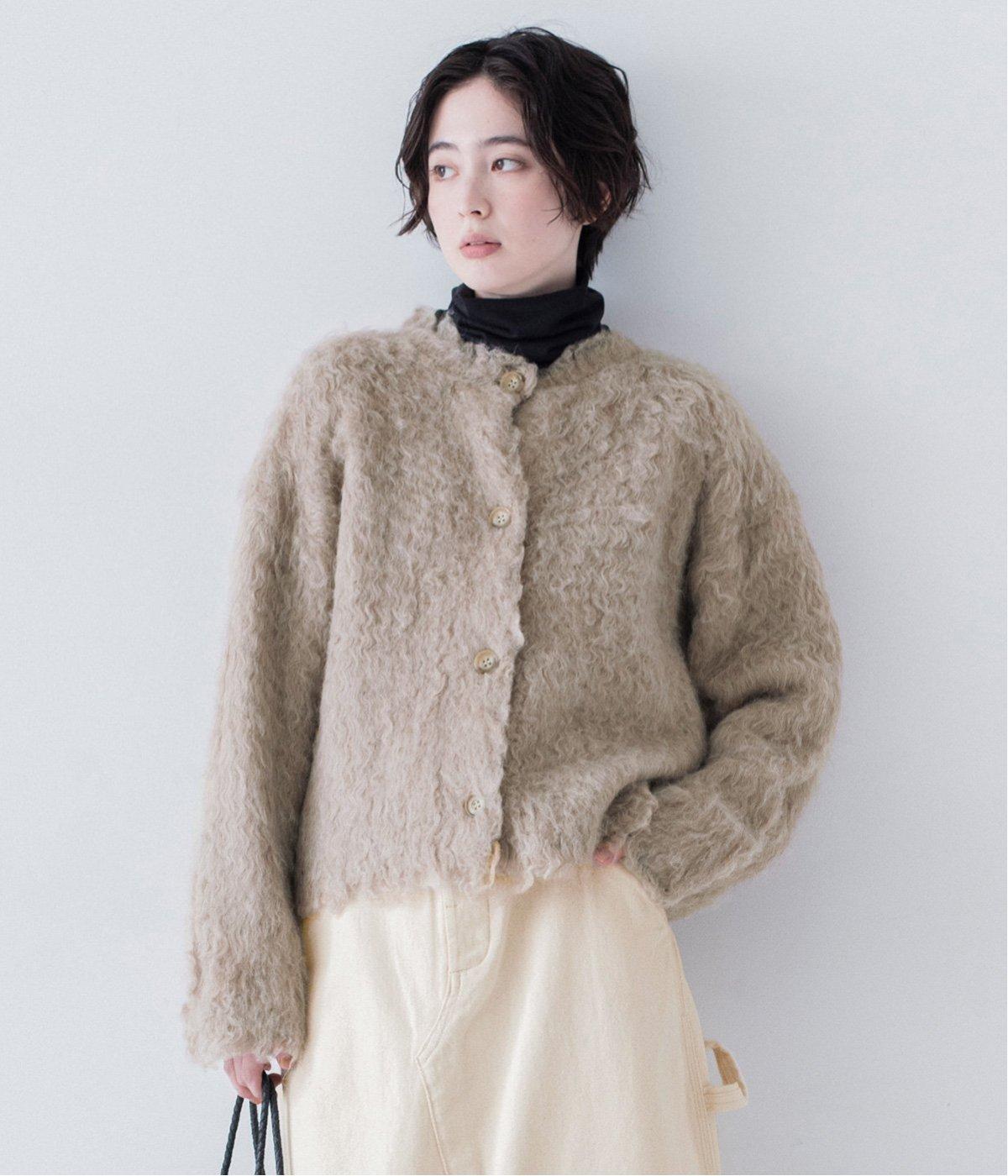 シャギーニット ジャケットカーディガン（ichi）の商品詳細