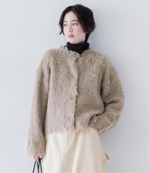 シャギーニット　ジャケットカーディガン