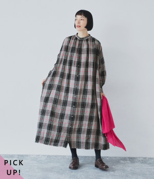 リネンタータンドレス