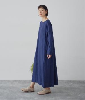 リネンインディゴワンピース