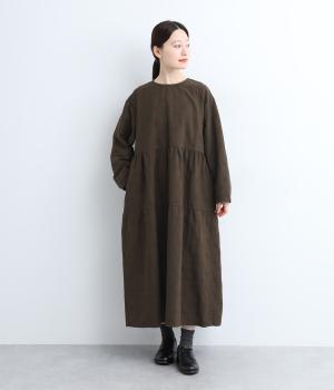 ドットジャカードガーメントダイ2wayワンピース