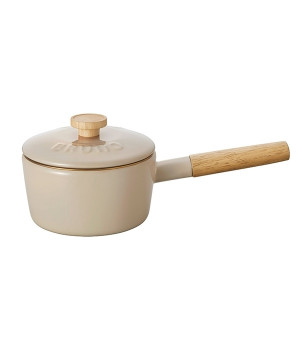 ホーロー片手鍋 16cm(グレージュ-ONESIZE)