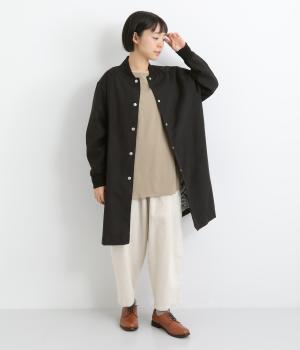 うさぎとフラワー柄ジャケット(ブラック-F)