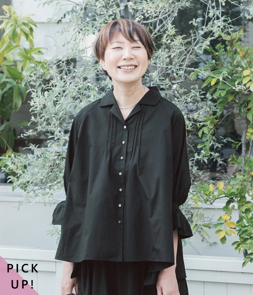 別注｜金子敦子さんコラボ　どこでもブラウス