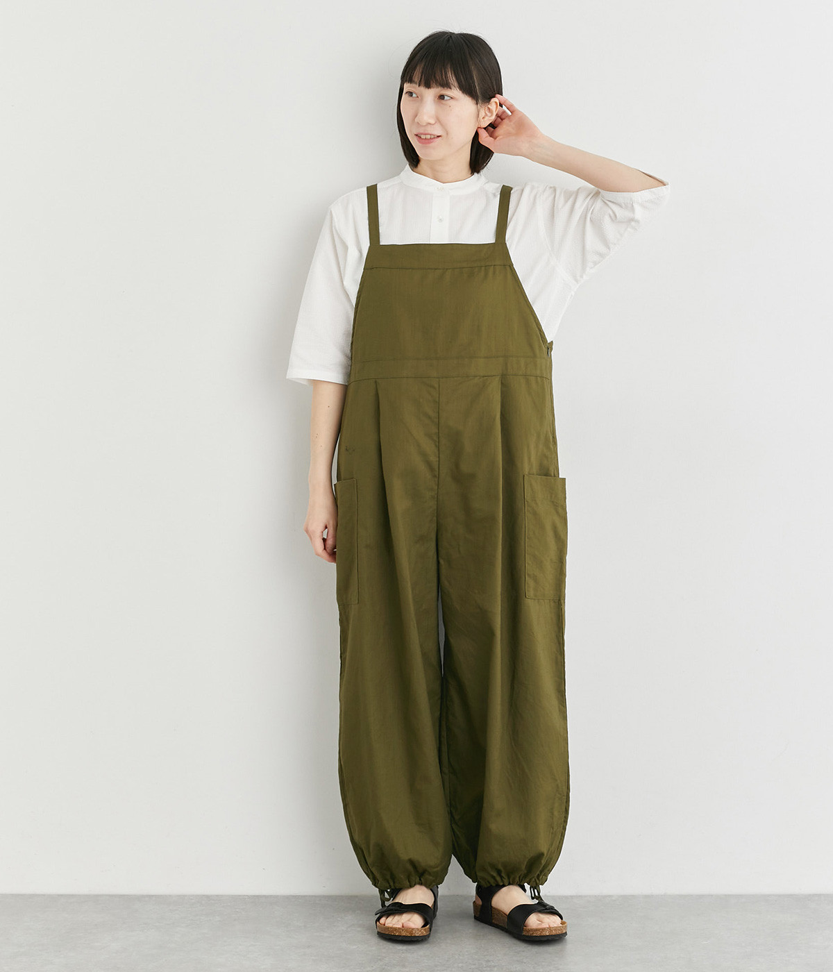 ICHI Antiquites リネン kotohiradaki サロペット r_sato リネン